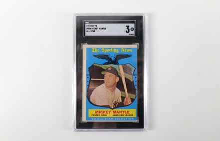 Mickey Mantle #564 - 1959 Topps SGC 3.0