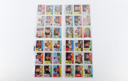 Lot of 36 Topps 1960 Baseball Cards