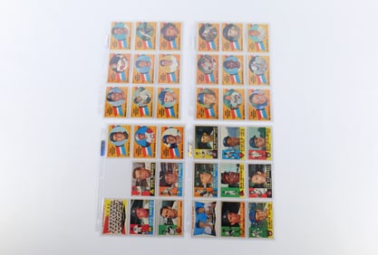 Lot of 35 Topps 1960 Baseball Cards