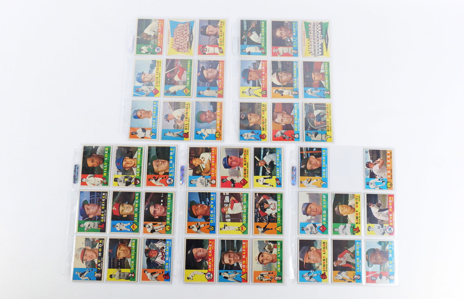 Lot of 44 Topps 1960 Baseball Cards (1 of 11)