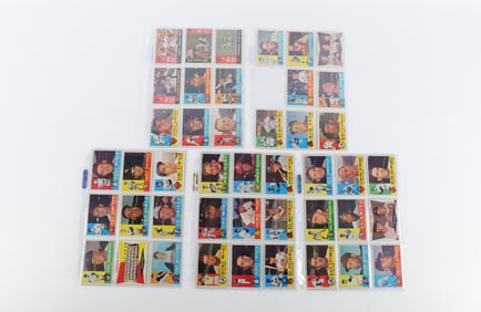 Lot of 44 Topps 1960 Baseball Cards