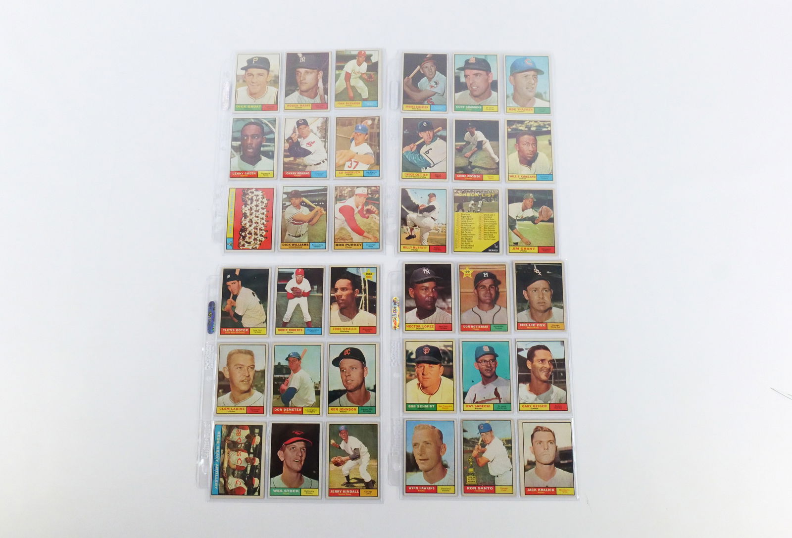 Lot of 36 Topps 1961 Baseball Cards (1 of 9)
