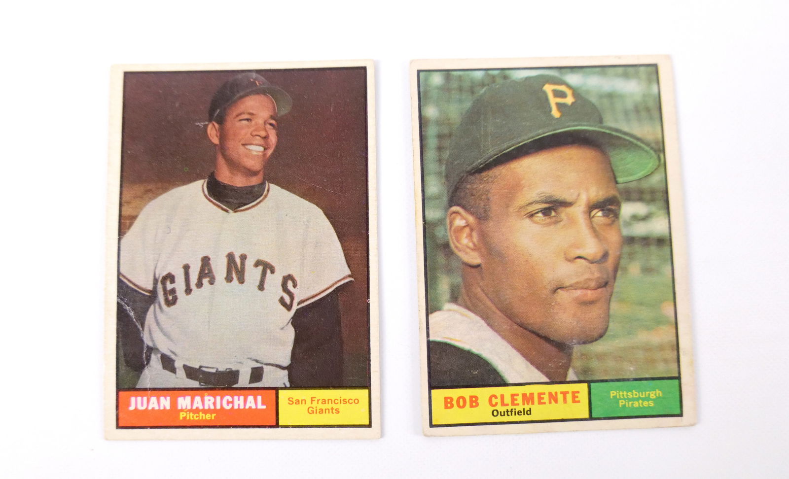 Lot of 2 Topps 1961 Baseball Cards (1 of 9)