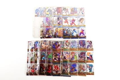 Marvel Metal 1995 Inaugural Edition Fleer Silver Flasher Set