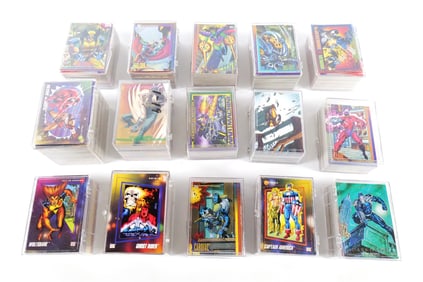 Lot of Marvel Trading Cards