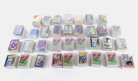 Lot of DC Comics Trading Cards