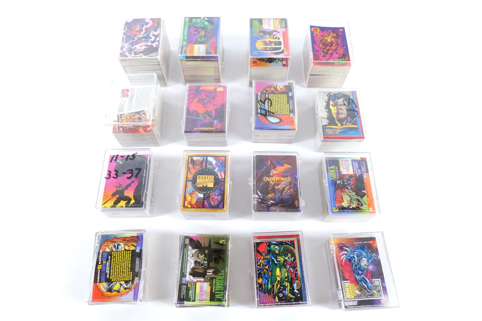 Lot of Marvel Comics Trading Cards (1 of 6)