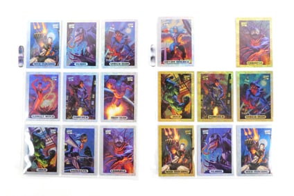 Lot of 1994 Marvel Masterpieces Holofoil Cards