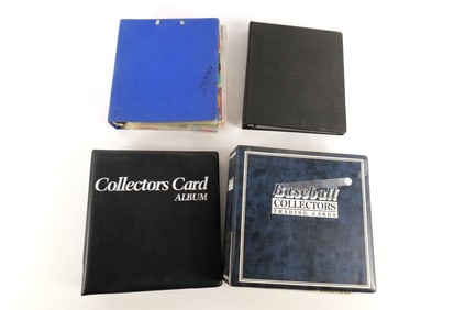 Large Lot of Losse Trading Cards in Binders