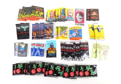 Group Lot of Sealed Movie Related Trading Card Packs
