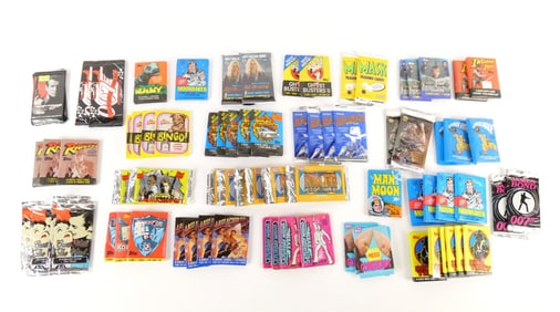Group Lot of Sealed Movie Related Trading Card Packs