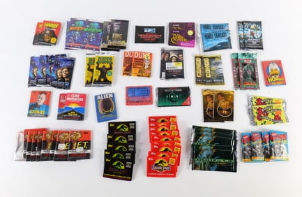 Group Lot of Movie Related Sealed Trading Cards
