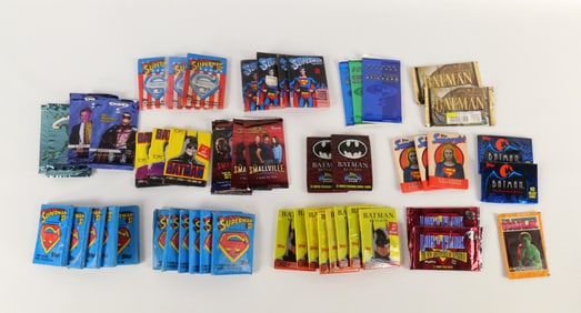 Lot of Superhero Movie and TV Sealed Trading Cards