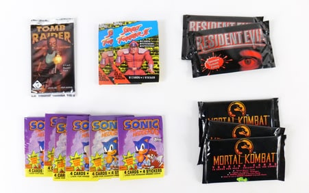 Lot of Video Game Sealed Trading Card Packs