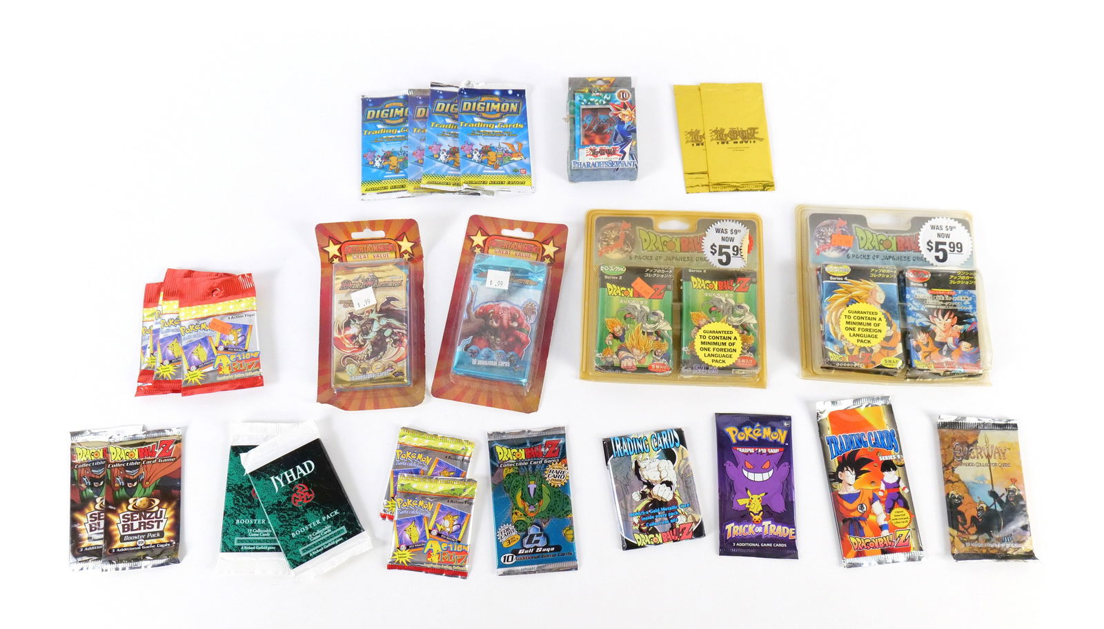 Lot of Sealed Trading Cards and TCG Packs (1 of 9)