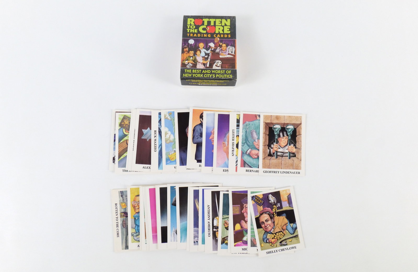 Rotten to the Core Trading Cards: Rotten to the Core Trading Cards. The Best and Worst of New York City's Politics. Dated 1989. Card #26 is Donald Trump. Opened - Complete. All invoices must be paid within 24 hours of the sale. We off