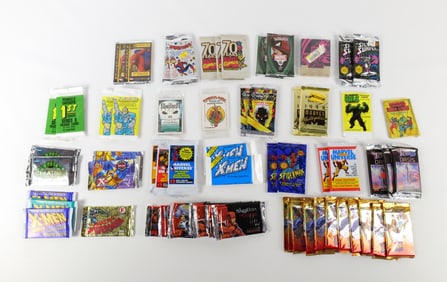 Lot of Marvel Sealed Trading Card Packs