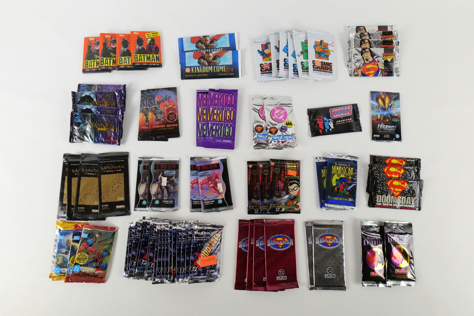 Lot of DC Comics Sealed Trading Card Packs (1 of 8)