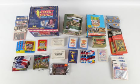 Group Lot of War Related Trading Card Sealed Packs