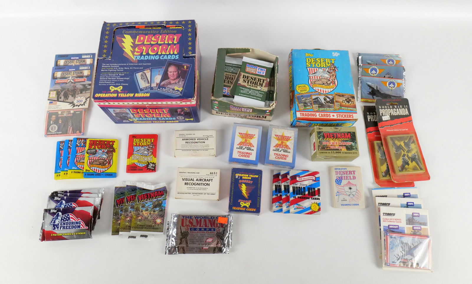 Group Lot of War Related Trading Card Sealed Packs (1 of 11)