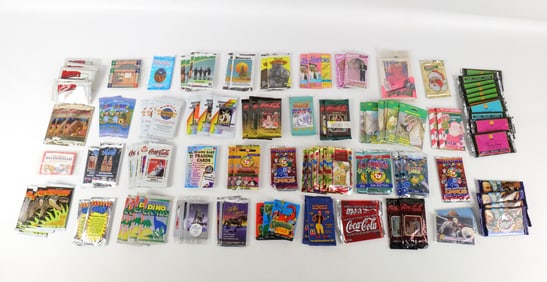 Group Lot of Mixed Themed Sealed Trading Cards