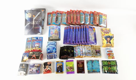 Group Lot of Mixed Trading Card Game Cards and Trading Cards