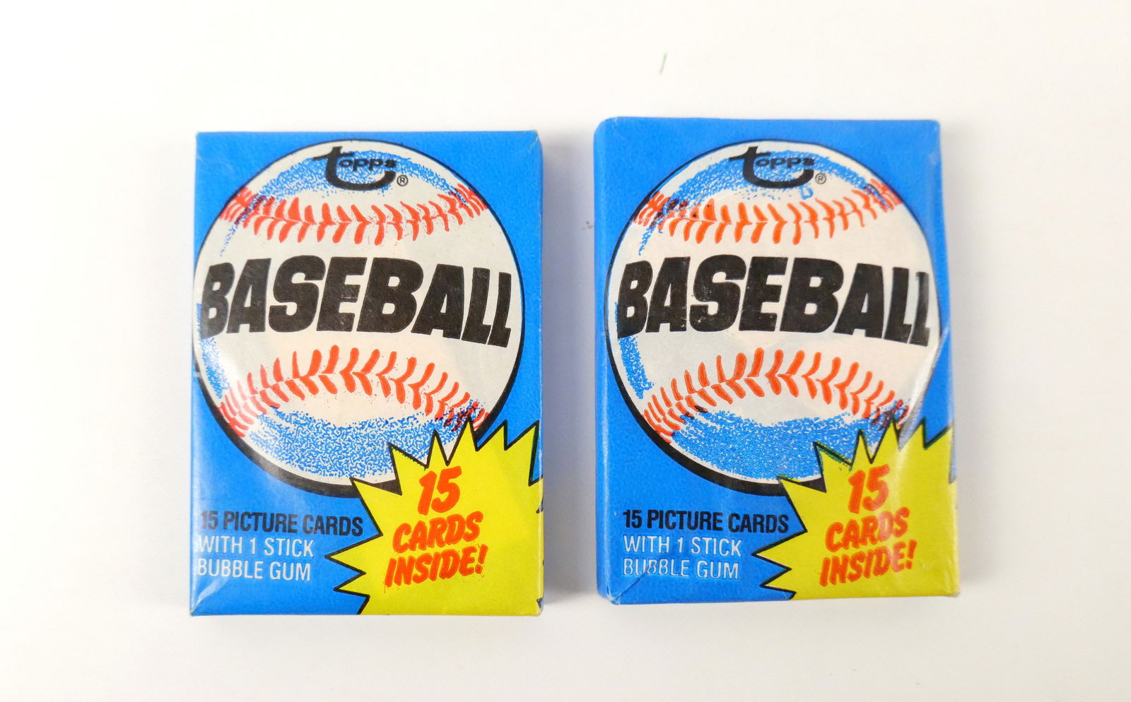 Lot of 2 Topps Sealed 1980 Wax Baseball Packs (1 of 13)