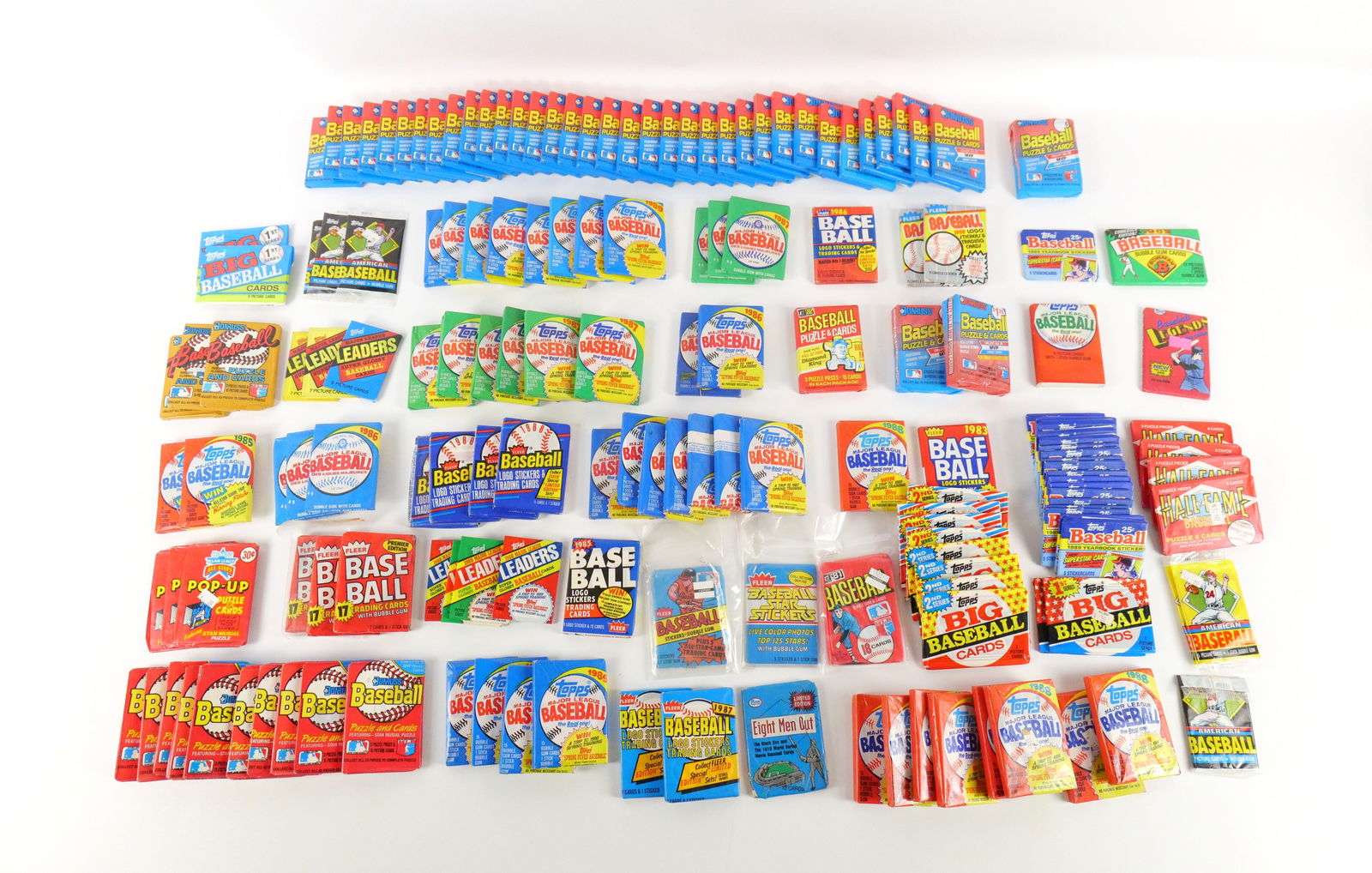 Huge Lot of 1980's Baseball Sealed Trading Card Packs (1 of 12)