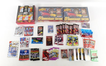 Lot of Sealed NASCAR and Racing Sealed Boxes and Packs