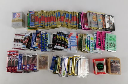 Lot of Mixed Sports Sealed Trading Cards