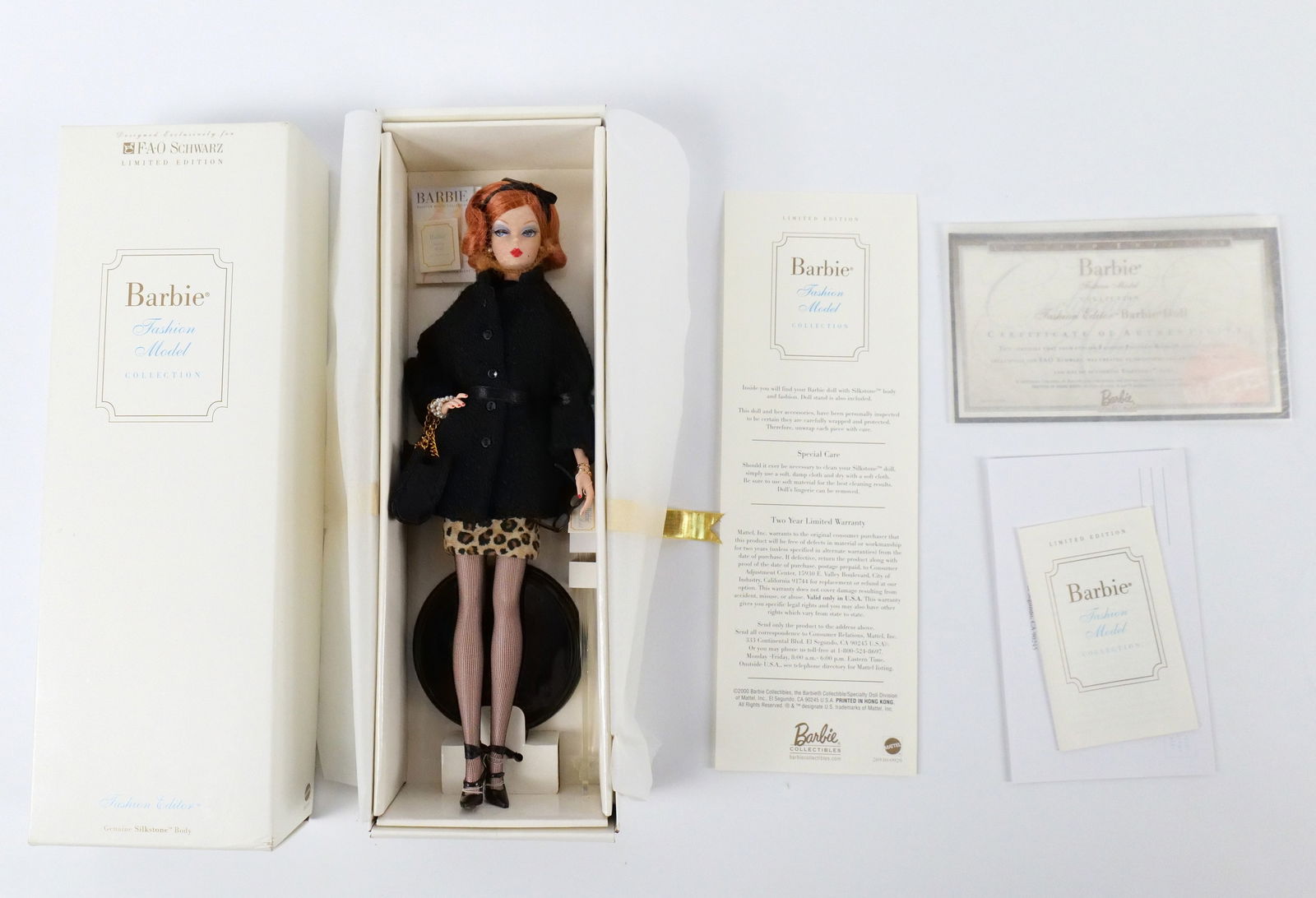 Fashion Editor Silkstone FAO Exclusive Barbie Doll: Fashion Editor Silkstone FAO Exclusive Barbie Doll - Fashion Model Collection - Limited Edition. New in Box. All invoices must be paid within 24 hours of the sale. We offer multiple shipping options,