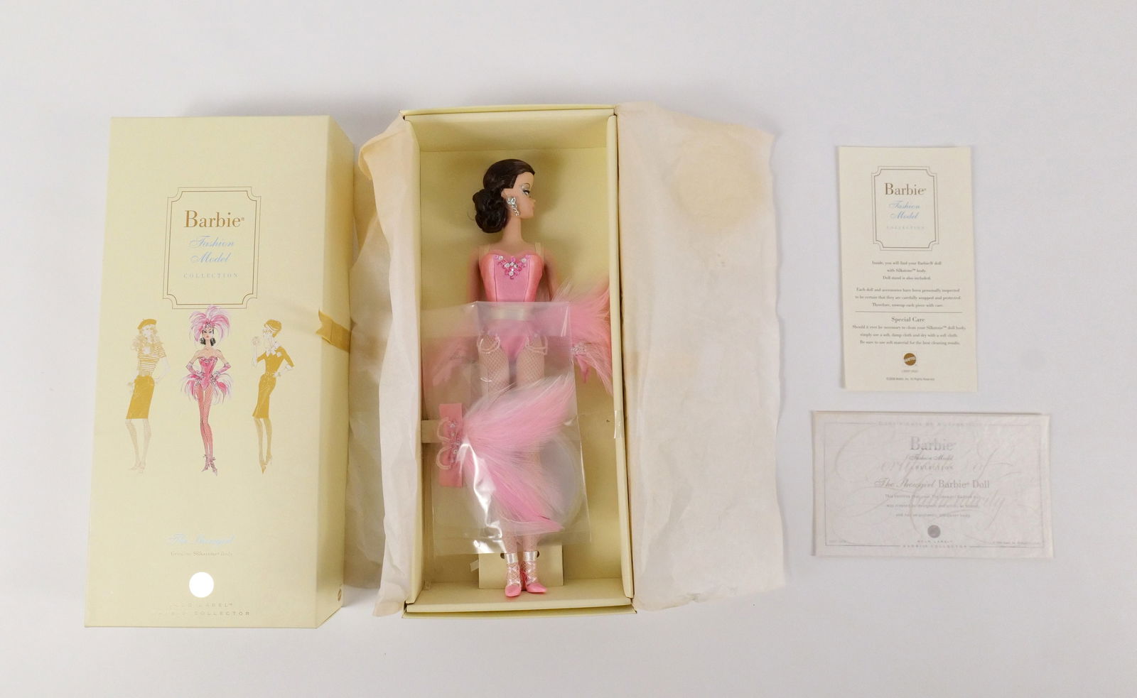 The Showgirl Silkstone Gold Label Barbie Doll: The Showgirl Silkstone Gold Label Barbie Doll - Fashion Model Collection. New in Box. All invoices must be paid within 24 hours of the sale. We offer multiple shipping options, please read the shippin