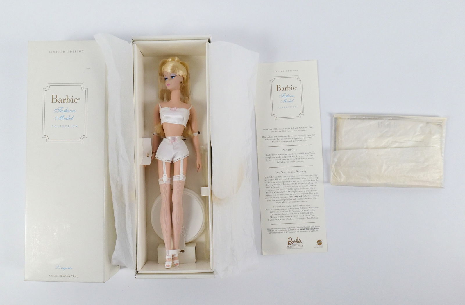 Lingerie #1 Silkstone Limited Edition Barbie Doll: Lingerie #1 Silkstone Limited Edition Barbie Doll - Fashion Model Collection. New in Box. All invoices must be paid within 24 hours of the sale. We offer multiple shipping options, please read the shi