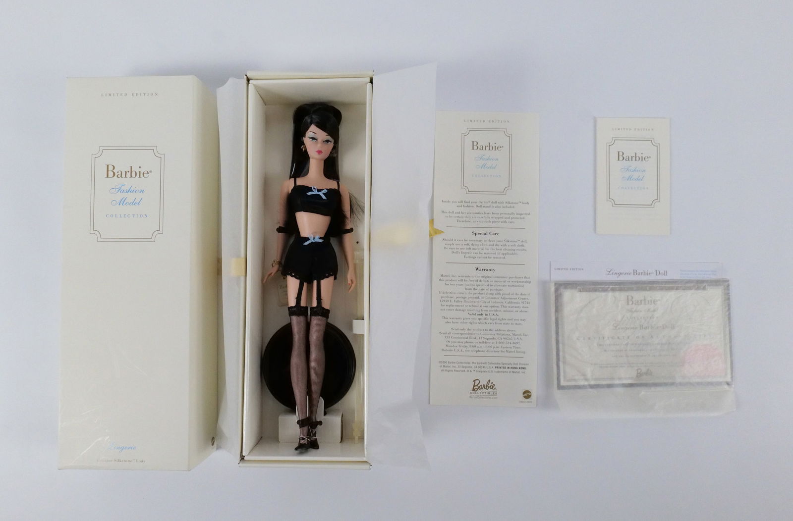 Lingerie #3 Silkstone Limited Edition Barbie Doll: Lingerie #3 Silkstone Limited Edition Barbie Doll - Fashion Model Collection. New in Box. All invoices must be paid within 24 hours of the sale. We offer multiple shipping options, please read the shi
