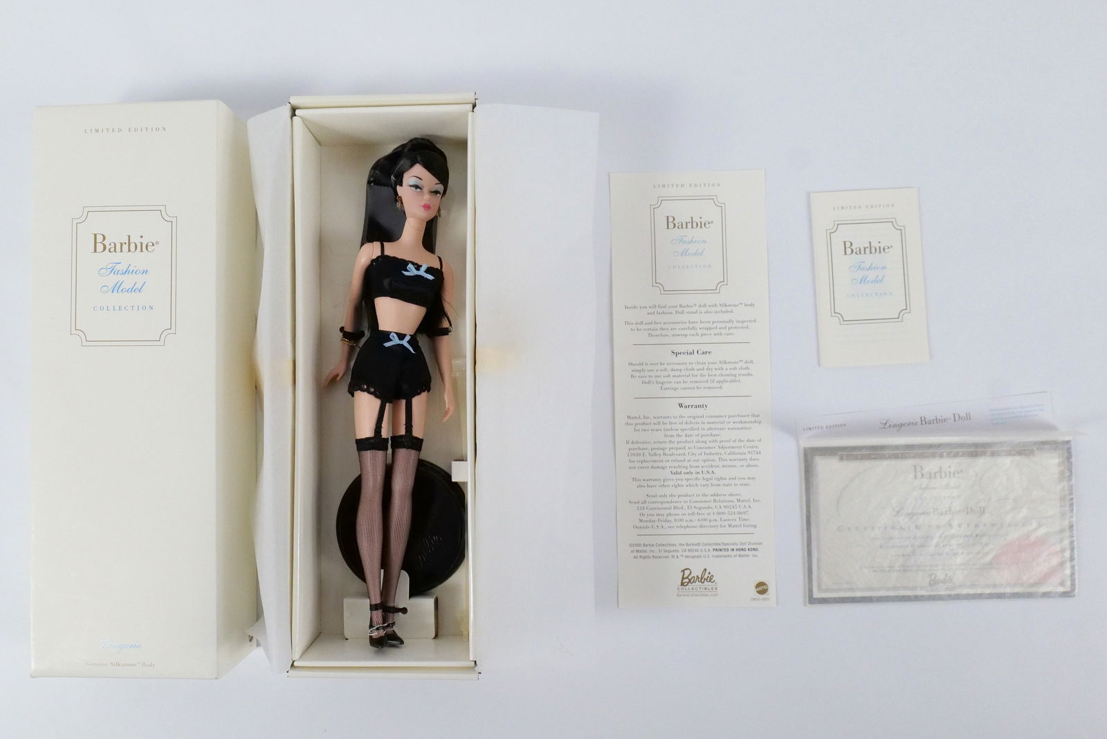 Lingerie #3 Silkstone Limited Edition Barbie Doll: Lingerie #3 Silkstone Limited Edition Barbie Doll - Fashion Model Collection. New in Box. All invoices must be paid within 24 hours of the sale. We offer multiple shipping options, please read the shi