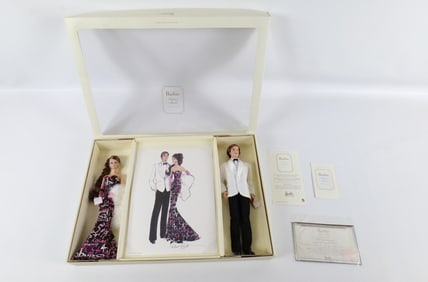 Barbie and Ken Silkstone 45th Anniversary Barbie Doll Giftset