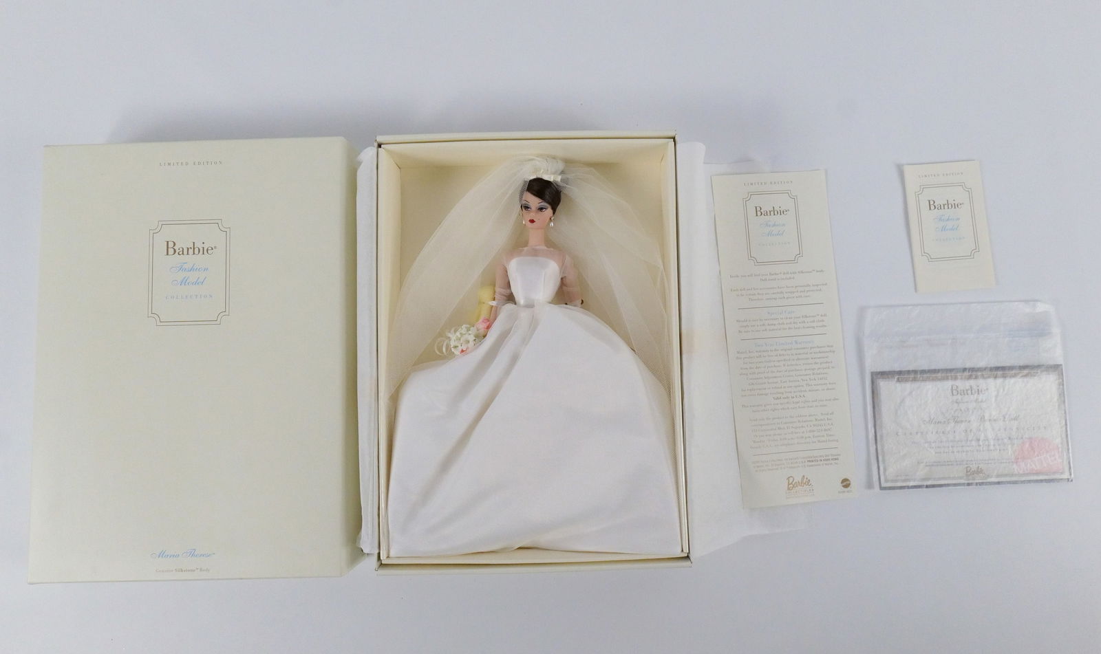 Marie Therese Silkstone Limited Edition Barbie Doll: Marie Therese Silkstone Limited Edition Barbie Doll - Fashion Model Collection. New in Box. All invoices must be paid within 24 hours of the sale. We offer multiple shipping options, please read the s