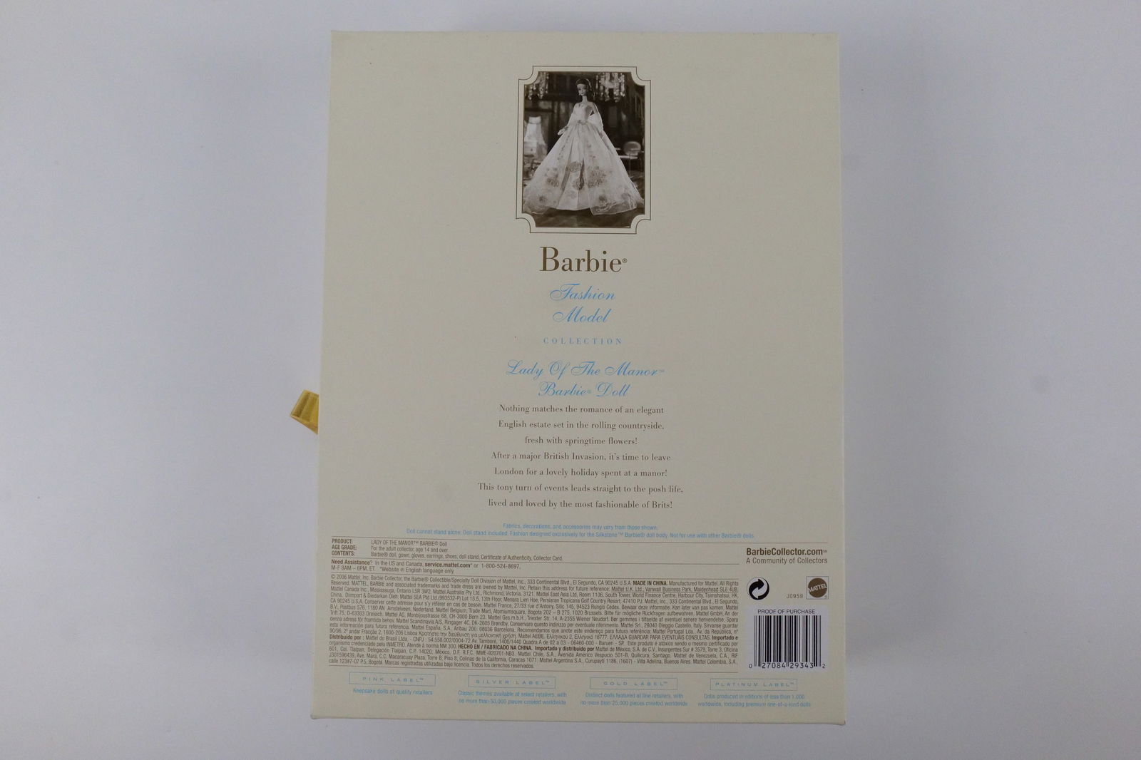 Lady of the Manor Silkstone Gold Label Barbie Doll - 7