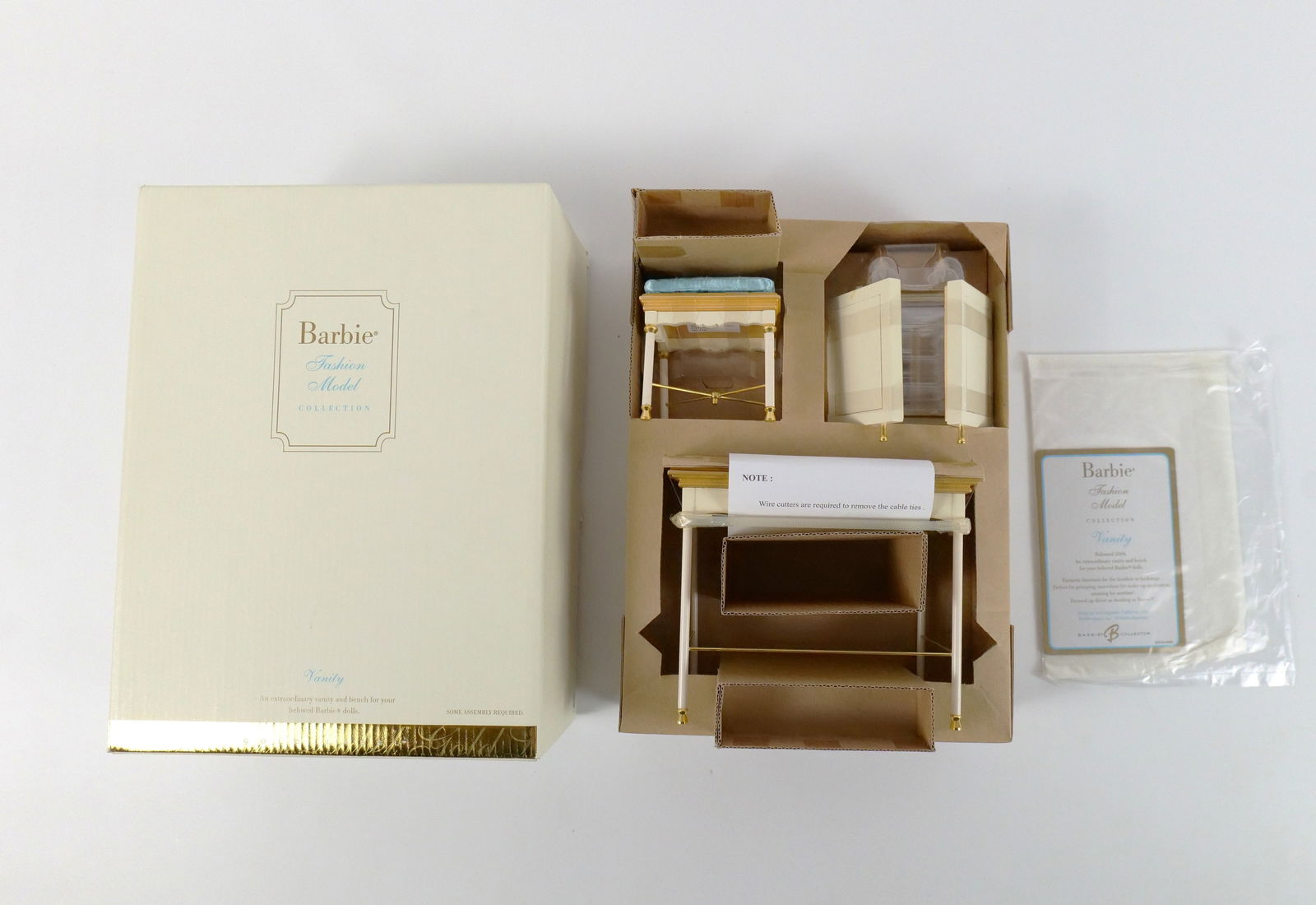 Barbie Vanity - Barbie Fashion Model Collection - Gold Label: Barbie Vanity - Barbie Fashion Model Collection - Gold Label. New in Box. All invoices must be paid within 24 hours of the sale. We offer multiple shipping options, please read the shipping terms to u