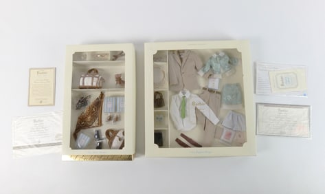 Lot of 2 Barbie Fashion Model Collection Outfits