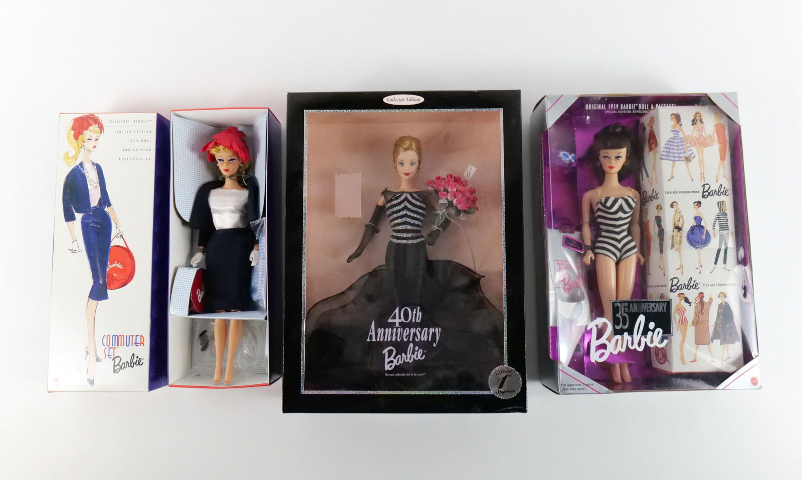Lot of 3 Barbie Dolls (1 of 9)