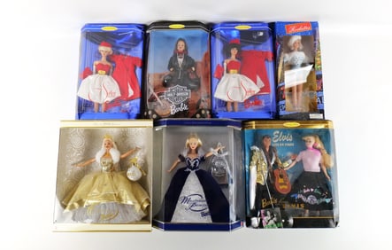 Lot of 7 Dolls - Mostly Barbie