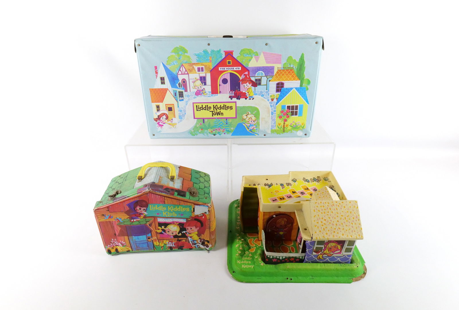 Lot of 3 Vintage Liddle Kiddle's Playsets (1 of 11)