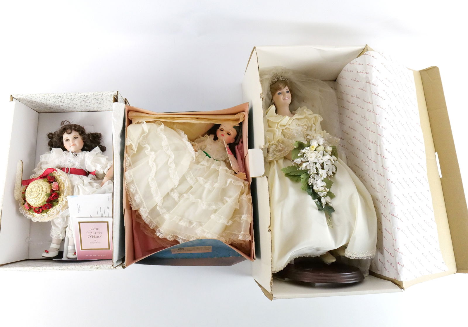 Lot of 3 Vinyl and Porcelain Dolls (1 of 11)