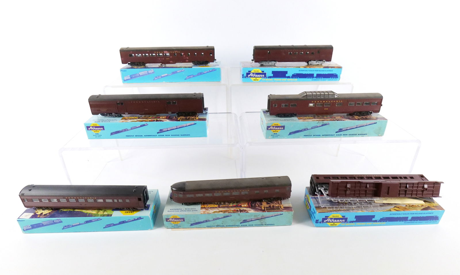 Athearn HO Gauge Pennsylvania Railroad Passenger Car Lot (1 of 14)
