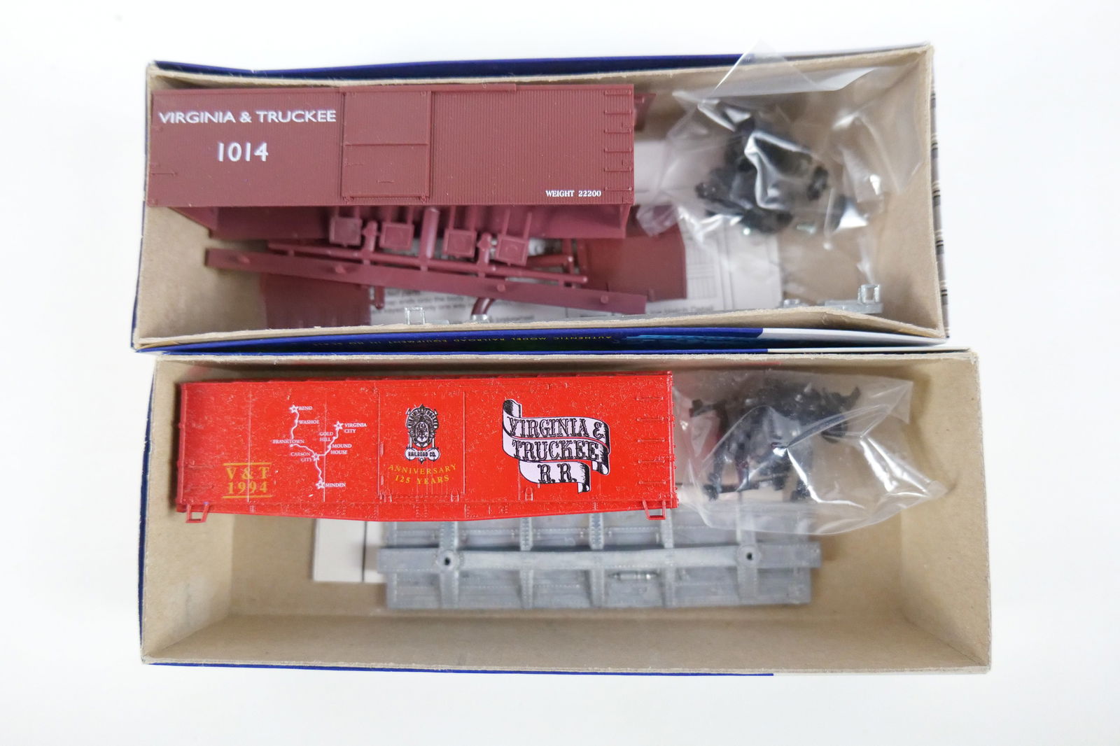 Lot of Roundhouse VT&T HO Gauge Rolling Stock - 4