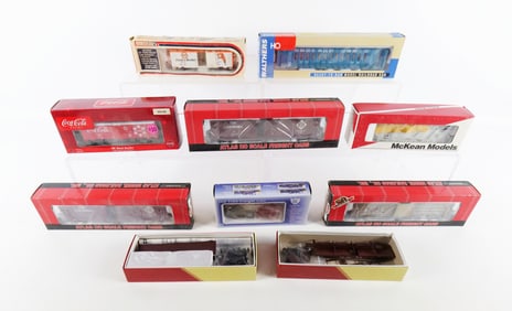 Lot of 10 HO Scale Rolling Stock
