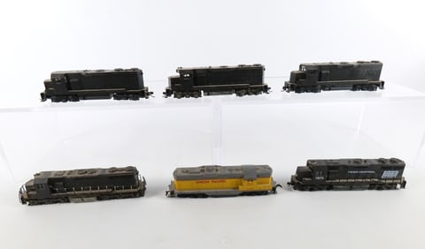 Lot of 6 HO Gauge Engines