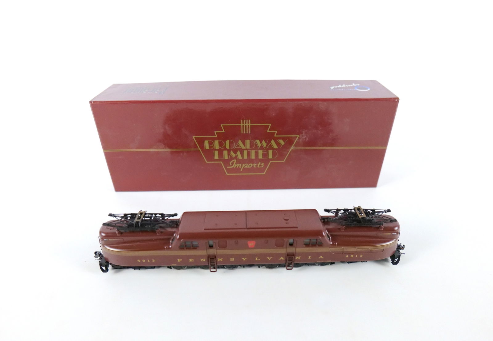 Broadway Limited HO Gauge Pennsy GG1 Electric Engine: Broadway Limited HO Gauge Pennsy GG1 Electric Engine. Comes with Box. All invoices must be paid within 24 hours of the sale. We offer multiple shipping options, please read the shipping terms to