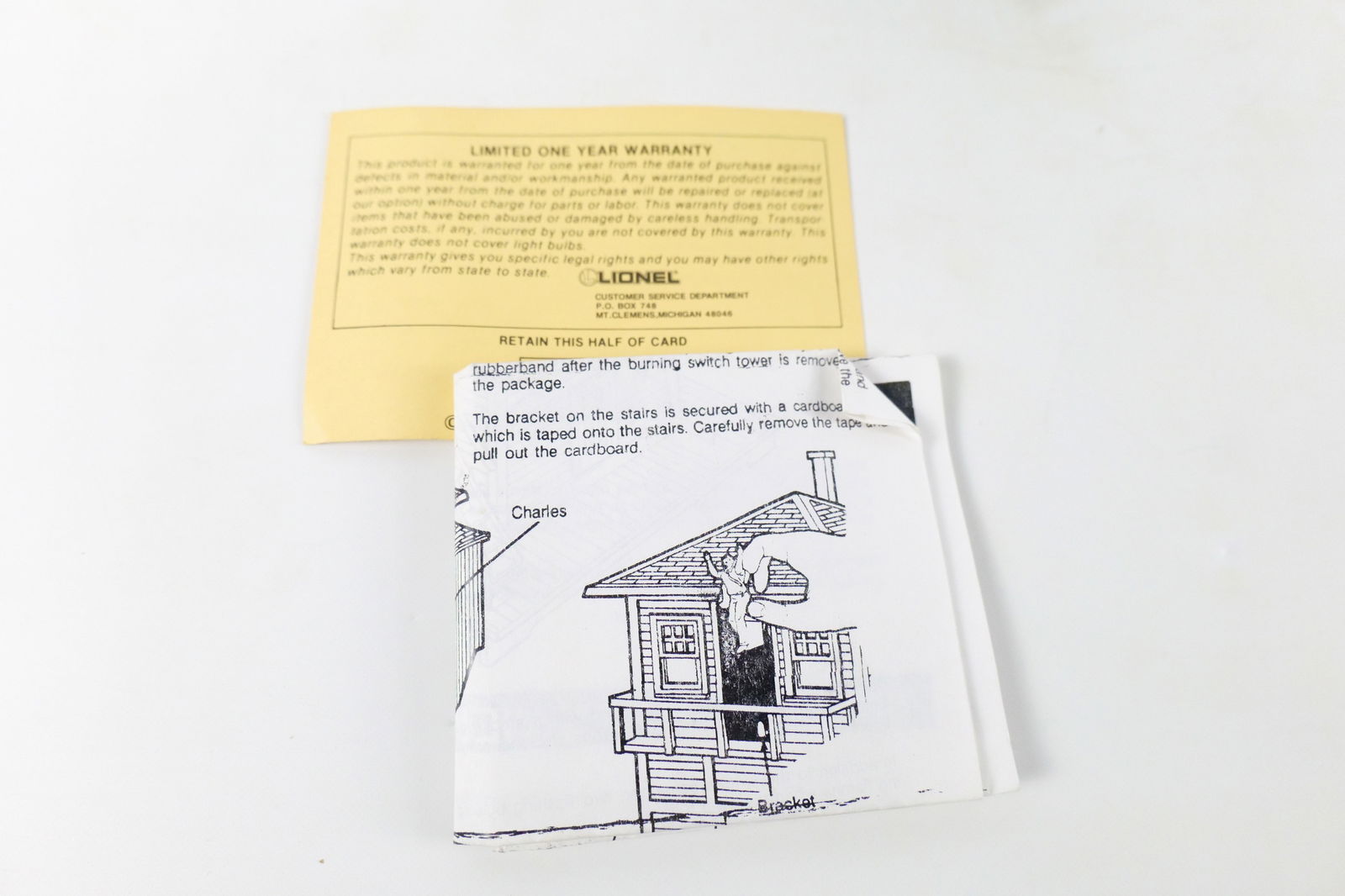 Lionel Burning Switch Tower - 8